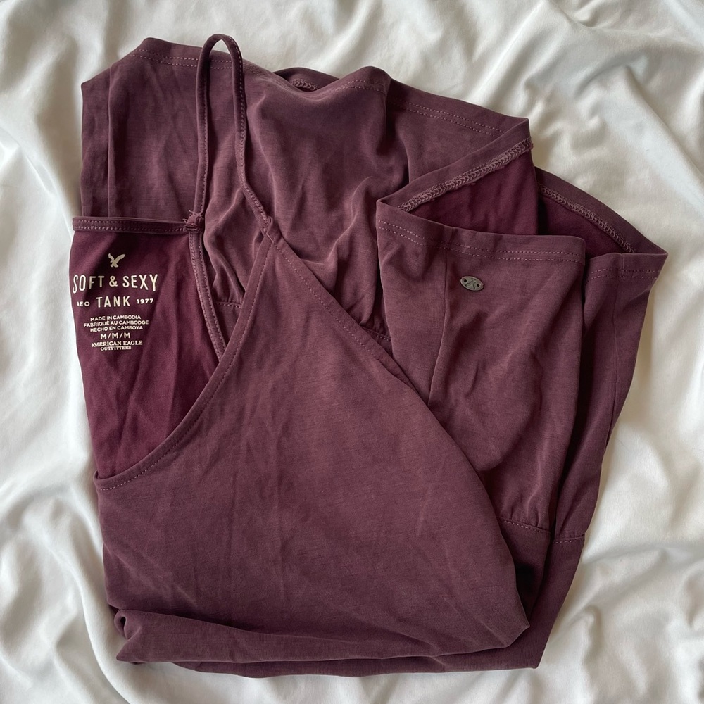 american eagle flowy tank